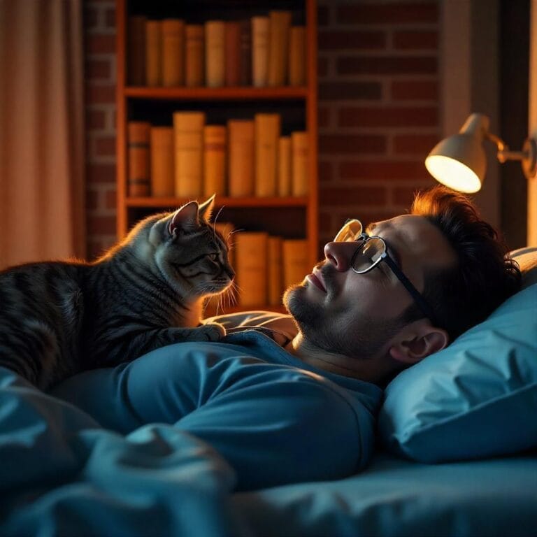 Do Cats watch you when you sleep